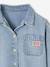 Loose Fit Denim Shirt for Girls light blue - vertbaudet enfant 