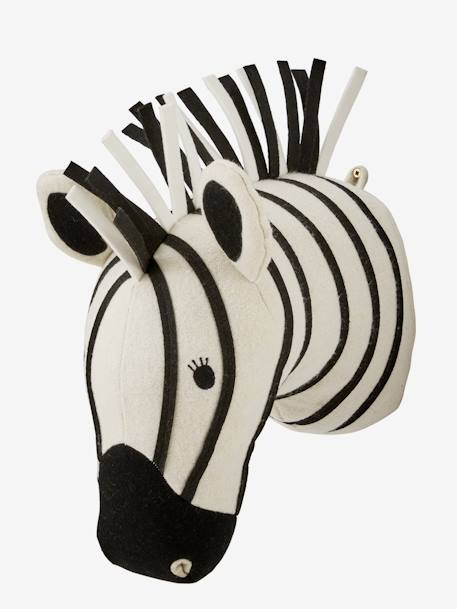 Zebra Head Trophy White - vertbaudet enfant 