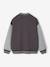 College-Type Jacket in Fleece, Patch in Bouclé Knit, for Boys anthracite+emerald green+fir green+navy blue - vertbaudet enfant 
