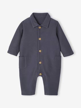 Combinaison naissance en sergé - vertbaudet enfant Bébé-Salopette, combinaison-Combinaison naissance en sergé