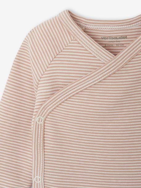 Pack of 3 Striped Bodysuits, Newborn Special rose - vertbaudet enfant 
