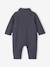 Twill Jumpsuit for Newborns slate blue - vertbaudet enfant 