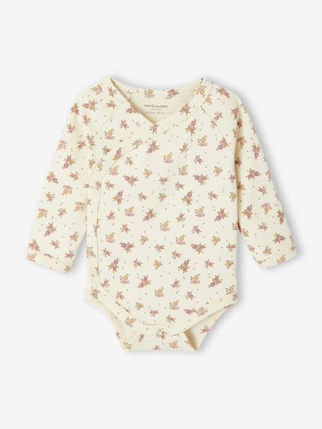Lot de 5 bodies ouverture naissance rose pâle - vertbaudet enfant 