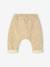 Trousers in Cotton Fleece, for Newborn Babies 6316+camel+rose - vertbaudet enfant 