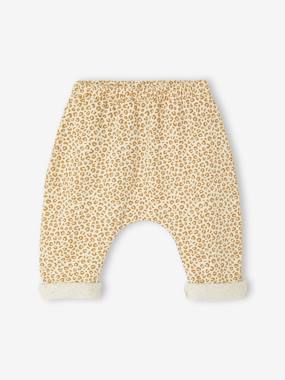 Pantalon naissance molleton imprimé   - vertbaudet enfant