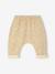 Trousers in Cotton Fleece, for Newborn Babies 6316+camel+rose - vertbaudet enfant 