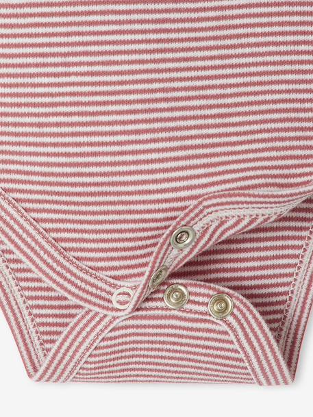 Pack of 3 Striped Bodysuits, Newborn Special rose - vertbaudet enfant 