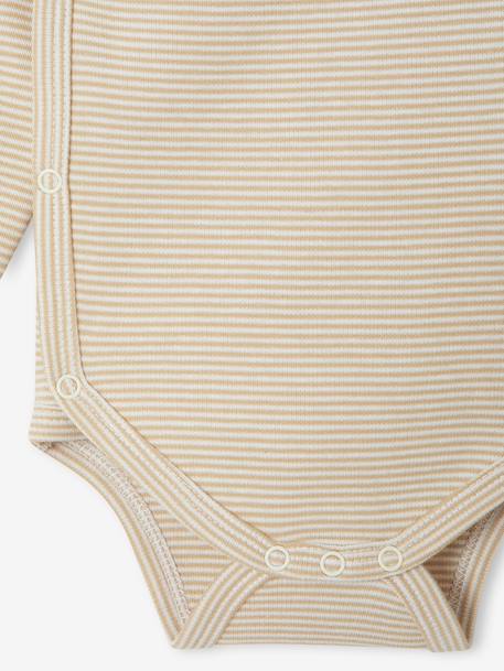 Pack of 3 Striped Bodysuits, Newborn Special rose - vertbaudet enfant 