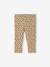 Printed Ribbed Knit Leggings for Babies anthracite+taupe - vertbaudet enfant 