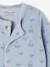 Pack of 3 Velour Sleepsuits for Newborns night blue - vertbaudet enfant 