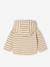 Striped Hooded Top for Baby Boys crystal blue+sandy beige+tomato red - vertbaudet enfant 