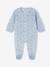 Pack of 3 Velour Sleepsuits for Newborns night blue - vertbaudet enfant 