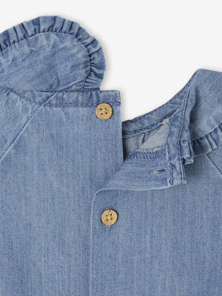 Denim Blouse for Newborns stone - vertbaudet enfant 