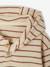 Striped Hooded Top for Baby Boys crystal blue+sandy beige+tomato red - vertbaudet enfant 
