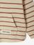 Striped Hooded Top for Baby Boys crystal blue+sandy beige+tomato red - vertbaudet enfant 