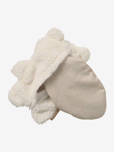 Peluche bouillotte écru+marine+noix de pécan - vertbaudet enfant 