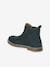Leather Boots for Girls bordeaux red+camel+gold+green+navy blue - vertbaudet enfant 