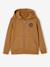 Basics Zipped Jacket with Hood for Boys marl white+pecan nut+red+turquoise - vertbaudet enfant 