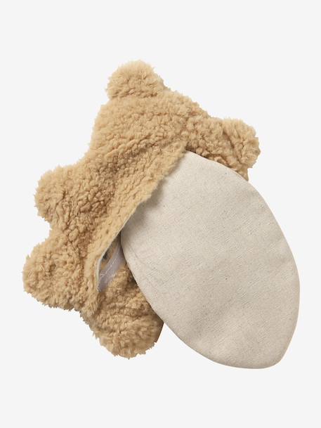 Cuddly Toy Hot Water Bottle ecru+navy blue+pecan nut - vertbaudet enfant 