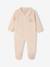 Lot de 2 pyjamas bébé naissance en velours beige+rose+vert d'eau - vertbaudet enfant 