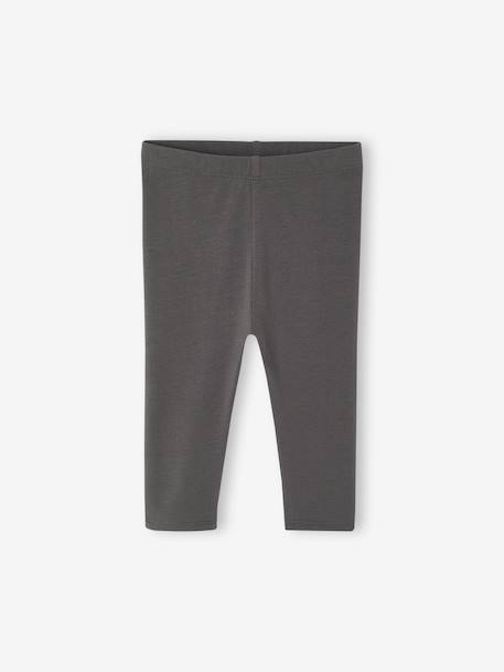 Baby Girls' Pack of 2 Long Leggings Blue+ochre+pecan nut - vertbaudet enfant 