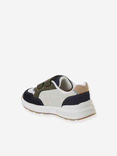 Hook-and-Loop Trainers for Boys navy blue+set blue - vertbaudet enfant 