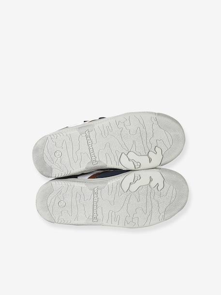 High-top trainers with Velcro straps for boys, nursery collection navy blue - vertbaudet enfant 