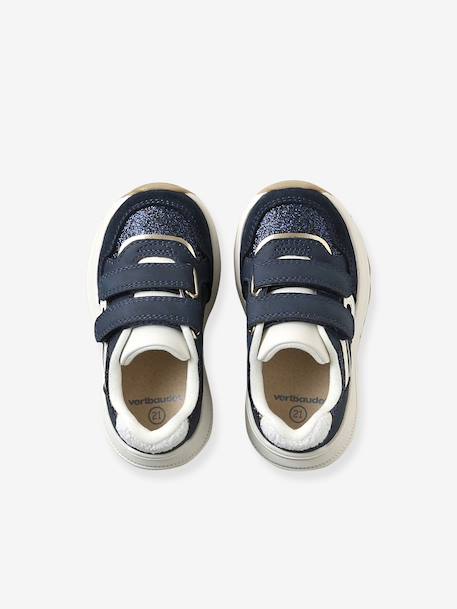 Sports Trainers for Girls navy blue+set purple - vertbaudet enfant 