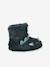 Faux Fur High Top Dinosaur Slippers for Children green - vertbaudet enfant 