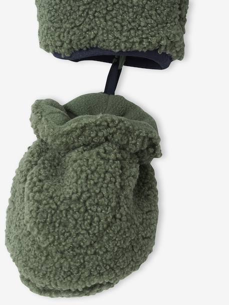 Sherpa Pramsuit for Newborns khaki - vertbaudet enfant 