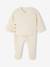 Quilted Set: Cardigan + Fully Printed Footed Trousers ecru+rose - vertbaudet enfant 