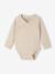 Ensemble naissance évolutif 4 pièces body + legging + bavoir + doudou écru - vertbaudet enfant 