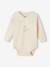 Pack of 2 Long-Sleeved Bodysuits, Newborn Special aqua green+beige+rose - vertbaudet enfant 