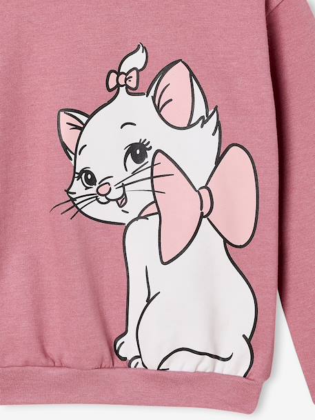 Marie hooded sweatshirt in fleece rose - vertbaudet enfant 