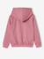 Marie hooded sweatshirt in fleece rose - vertbaudet enfant 