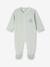 Lot de 2 pyjamas bébé naissance en velours beige+rose+vert d'eau - vertbaudet enfant 