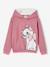 Marie hooded sweatshirt in fleece rose - vertbaudet enfant 