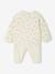 Ensemble naissance molletonné gilet + pantalon bleu+écru - vertbaudet enfant 