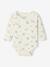 Lot de 2 bodies bébé ouverture naissance manches longues beige+rose+vert d'eau - vertbaudet enfant 