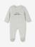 Pack of 2 Velour Sleepsuits for Newborns marl grey - vertbaudet enfant 