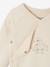 Lot de 2 bodies bébé ouverture naissance manches longues beige+rose+vert d'eau - vertbaudet enfant 