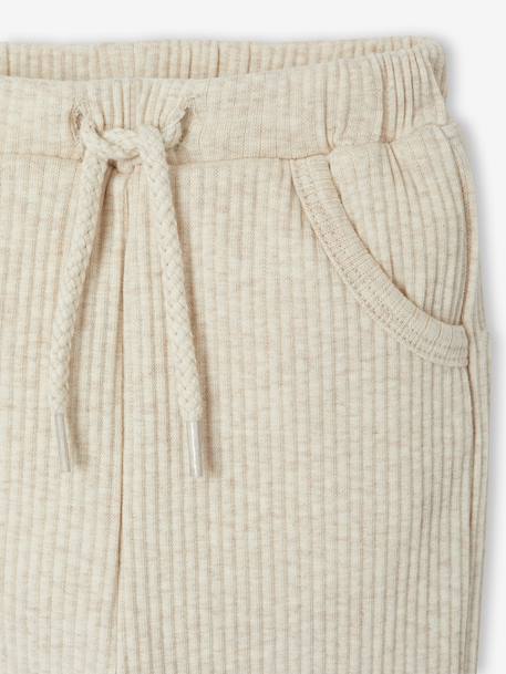 Set of Plain Trousers & Socks marl beige - vertbaudet enfant 