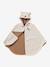 Poncho 18-36 mois pour siège auto & porte bébé beige+écru - vertbaudet enfant 