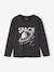 Lot de 3 T-shirts garçon manches longues anthracite+bordeaux - vertbaudet enfant 