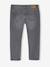 Jean slim fille morphologik tour de hanches large bleu foncé+bleu moyen+denim bleached+denim gris+gris - vertbaudet enfant 