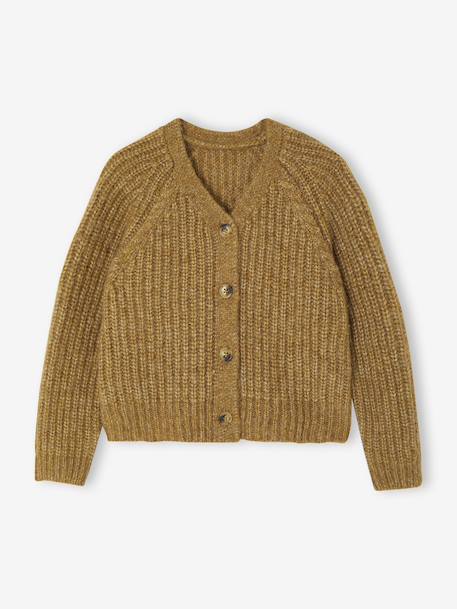 Knitted Cardigan olive - vertbaudet enfant 