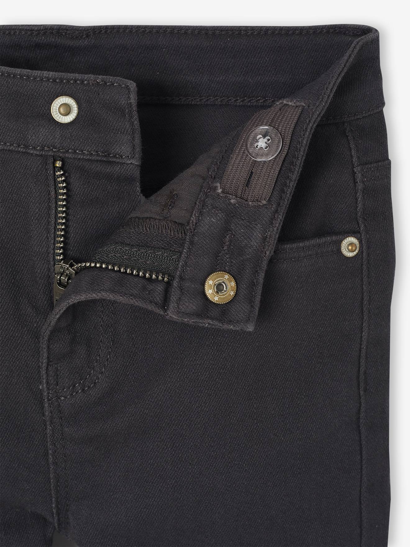 Pantalon Slim MorphologiK Large Fille Vertbaudet - Coupe Ajustée, Taille Réglable, 99% Coton élasthanne - 4