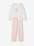 'Dancer' Flannel Pyjamas for Girls rose - vertbaudet enfant 