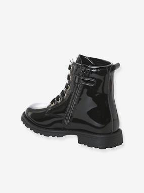 Chaussures-Bottines enfant fille synthétique zippées