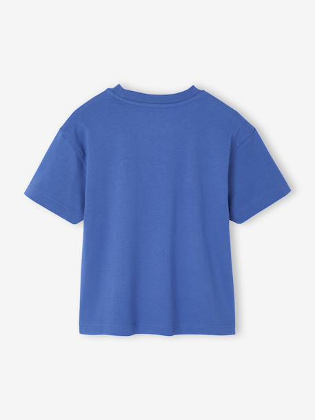 T-Shirt with Print on the Front for Boys blue - vertbaudet enfant 